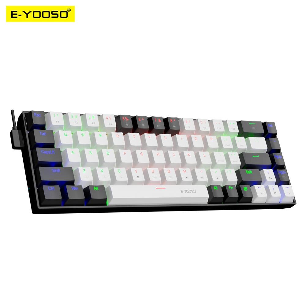 Gaming Keyboard Mini - E-YOOSO Z686 USB Mini Slim Mechanical