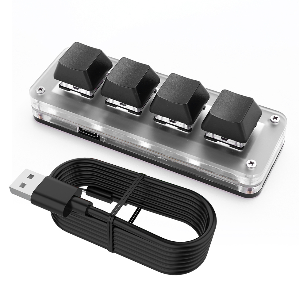 3 Key 1 Knob/4 Key Mini Mechan - Gaming Keyboard Mini 评论和价格
