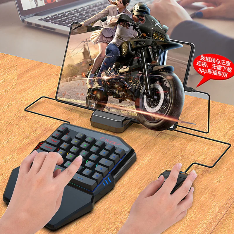 T-WOLF TF900 One Handed Keyboa - Gaming Keyboard Mini 评论和价格