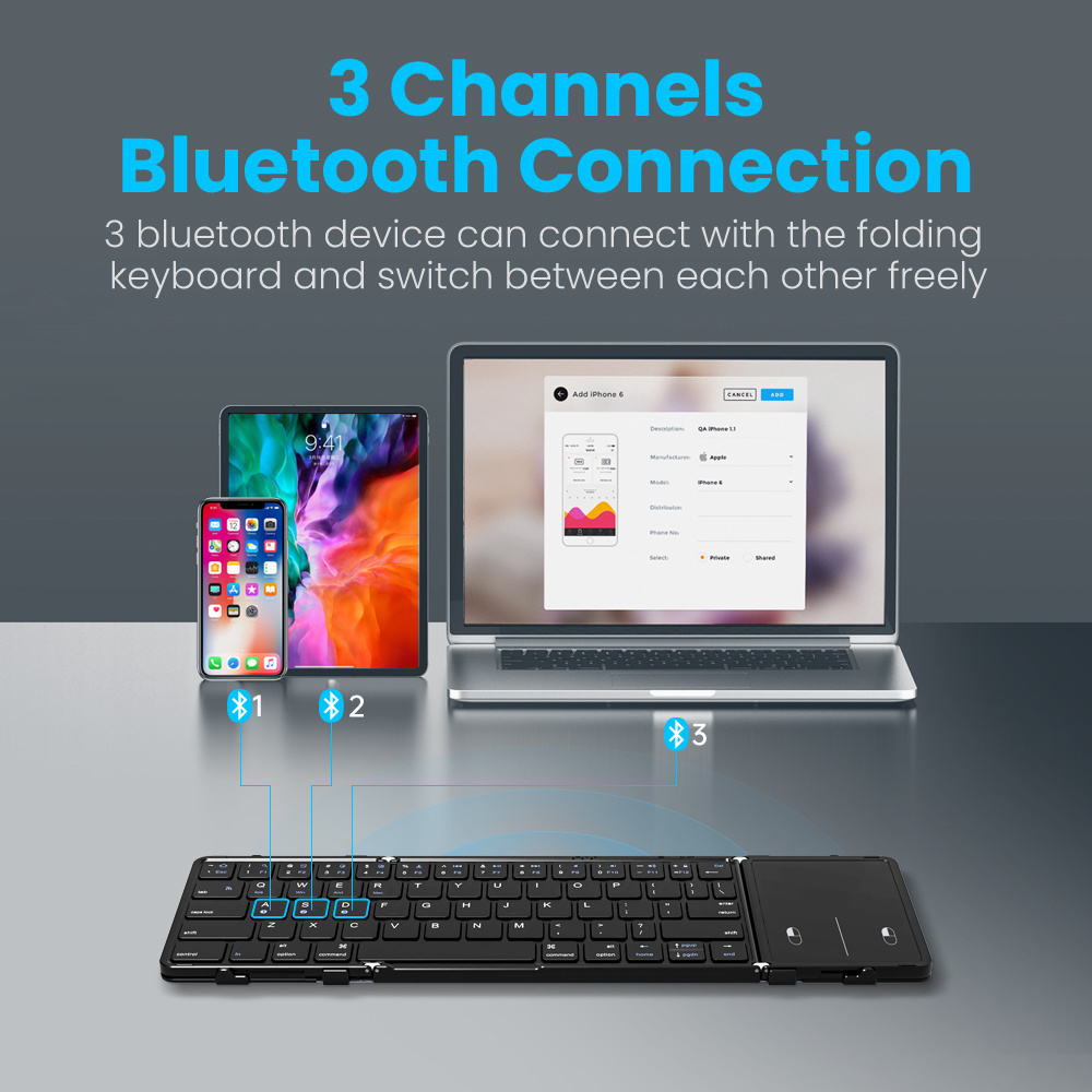 BOW Korea/Russia Wireless Fold - Gaming Keyboard Mini 评论和价格
