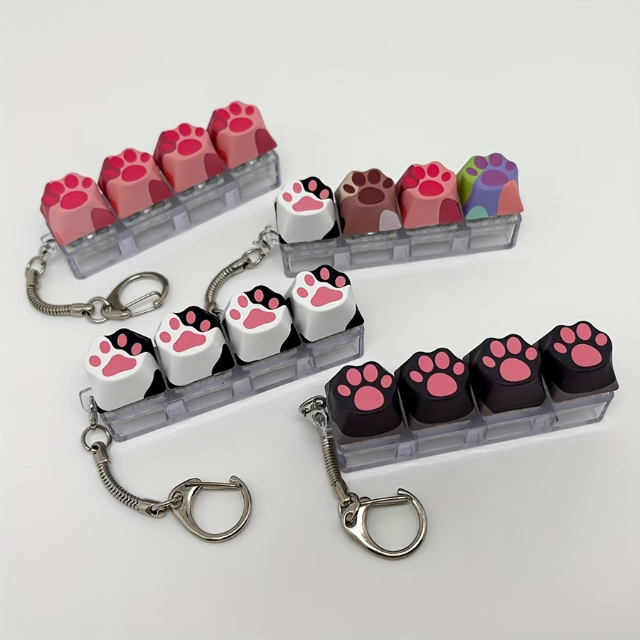Cat Paw Button Stress Relief T - Gaming Keyboard Test 评论和价格