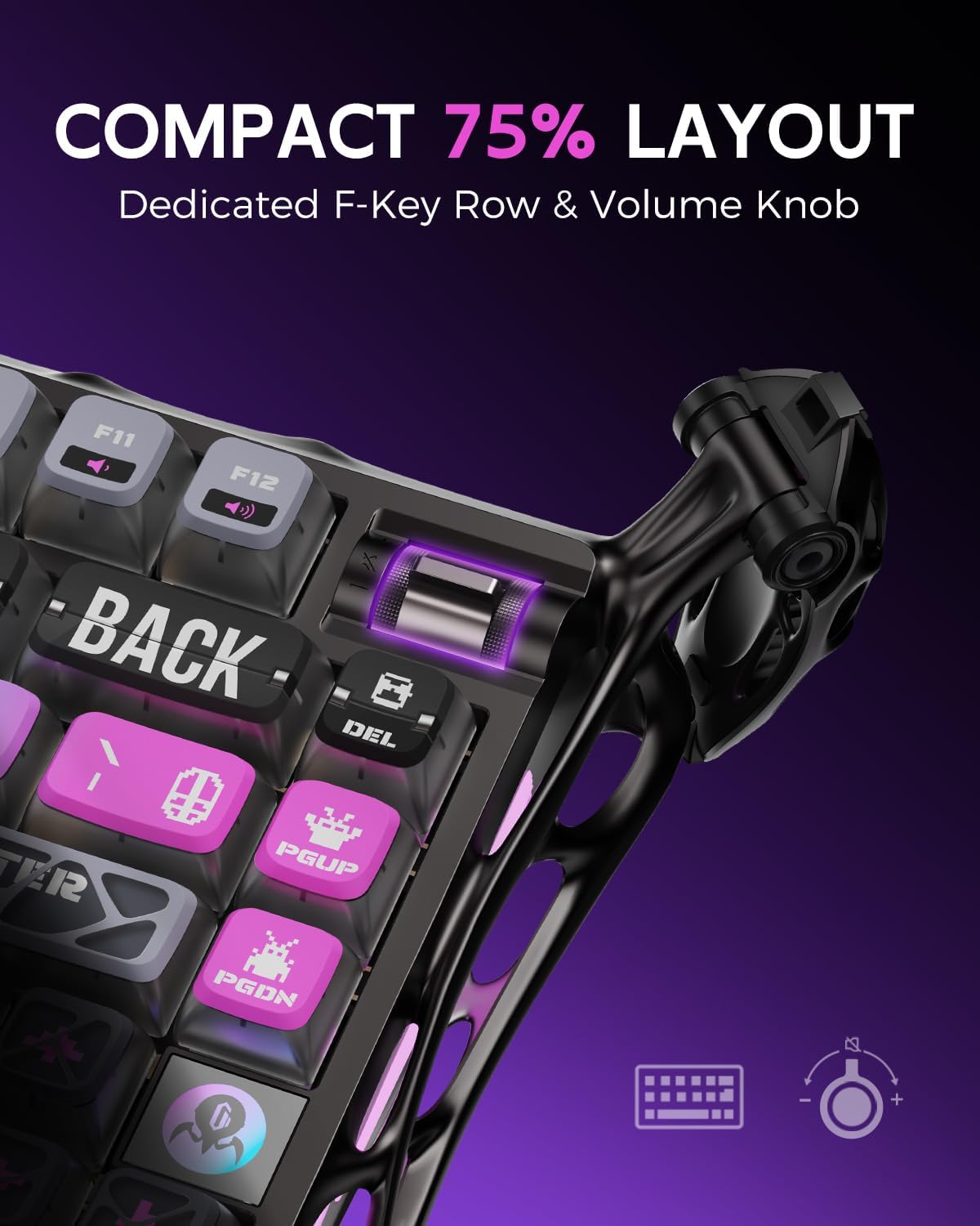 Gravity Planet K1 Pro 75% Tri- - Gaming Keyboard Hot Swappable 评论和价格