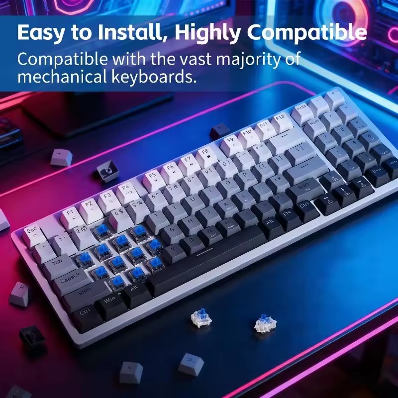 10/30Pcs 3Pin Replacement Mech - Keyboard Gaming Blue Switch 评论和价格