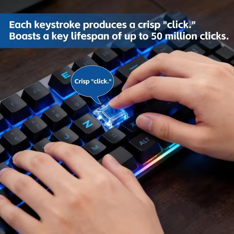 10/30Pcs 3Pin Replacement Mech - Keyboard Gaming Blue Switch 评论和价格