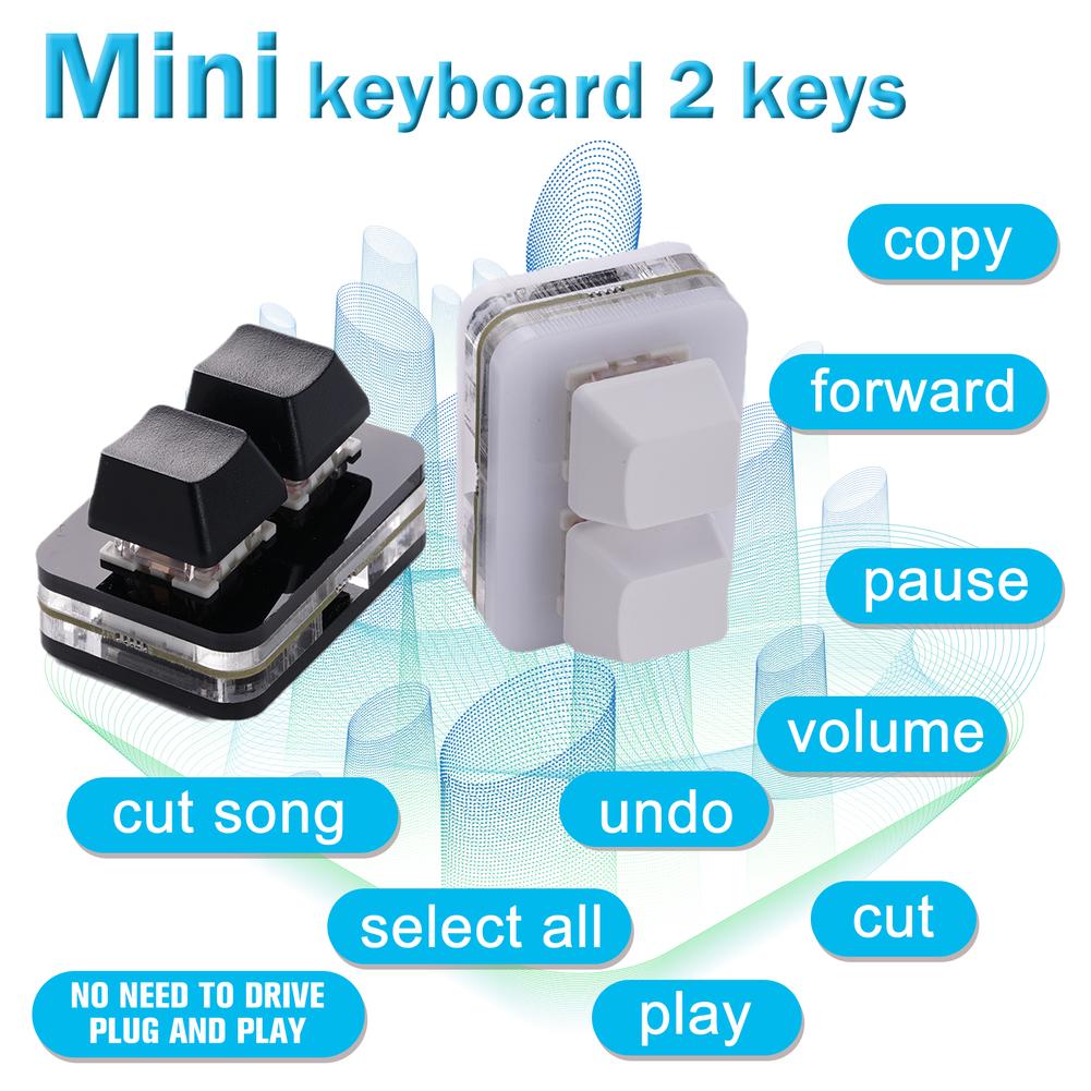 OSU Custom 2 Keys Macro Progra - Gaming Keyboard Mini 评论和价格