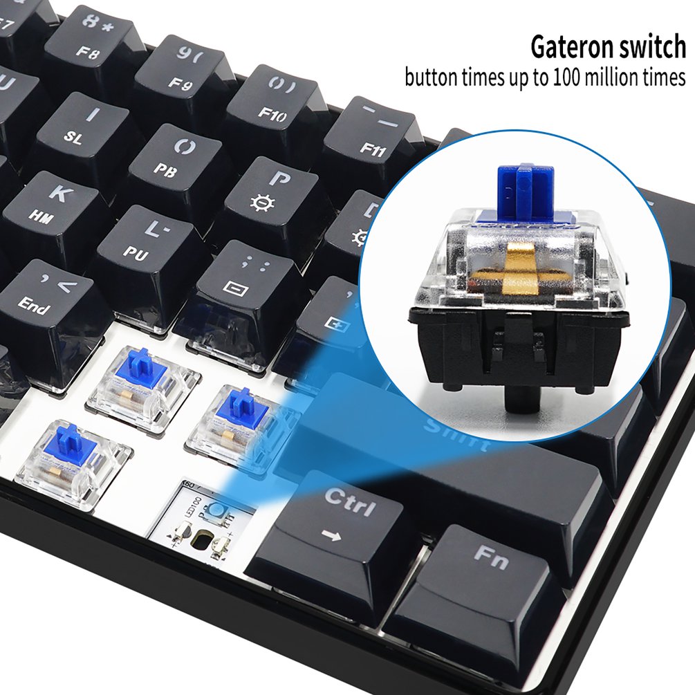 SKYLOONG GK61 Mini Portable 60 - Gaming Keyboard Mini 评论和价格