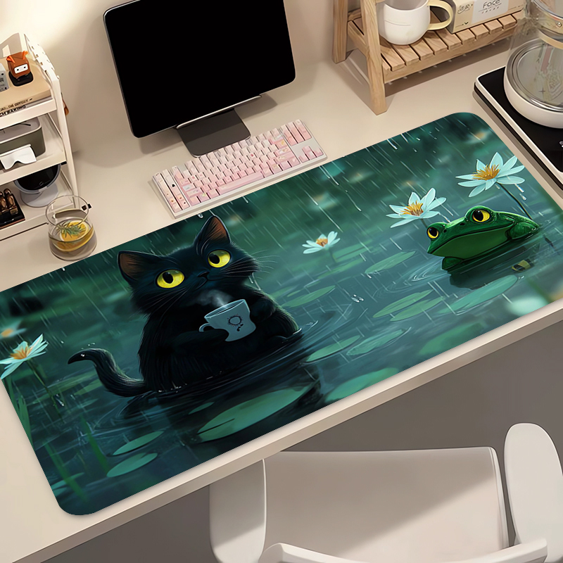 Kawaii Black Cat Silicone Soft - Gaming Keyboard High Ground 评论和价格