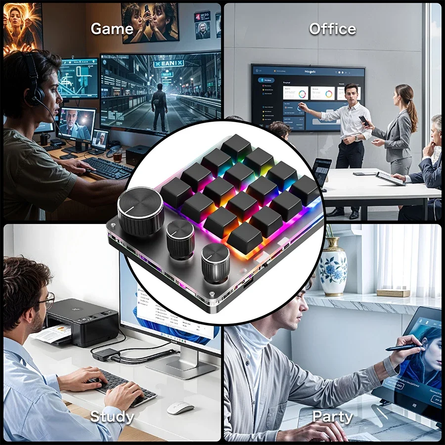 RGB Wireless Bluetooth 3Modes  - Gaming Keyboard Mini 评论和价格